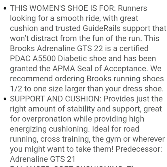 Brooks Adrenaline GTS 22 - Picture 14 of 16